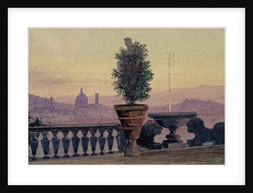 A View of Florence from the Surrounding Hills, 1904 by Ernest Arthur Rowe