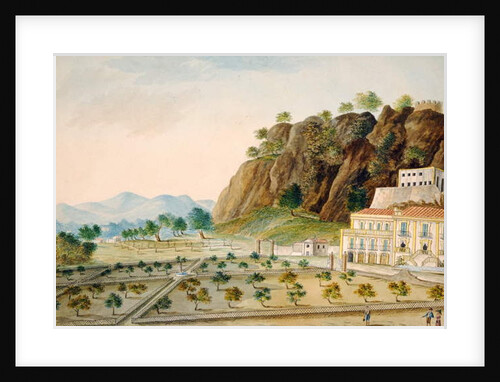 The Formal Garden at 'La Favorita' or 'Palazzo Cinese', Palermo, designed for King Fernando IV, c.1815 by English School