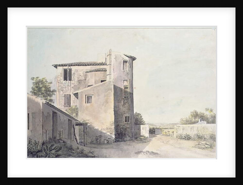 View of a Village in Southern France, c.1800 by French School