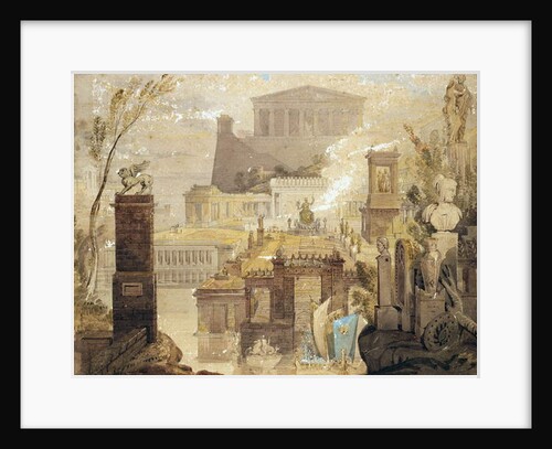 A Recreation of the Architecture of Ancient Athens, c.1830 by James Pennathorne