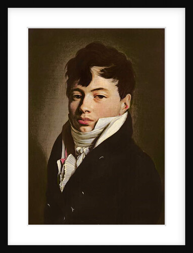 Portrait of a Dandy with a White Cravat, c.1815 by Louis Leopold Boilly