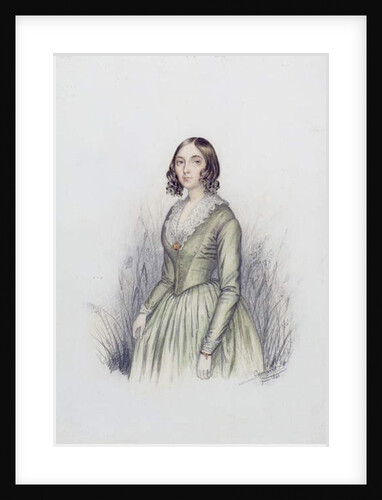 Portrait of a Young Lady in a Green Dress, 1841 by F. Camaret