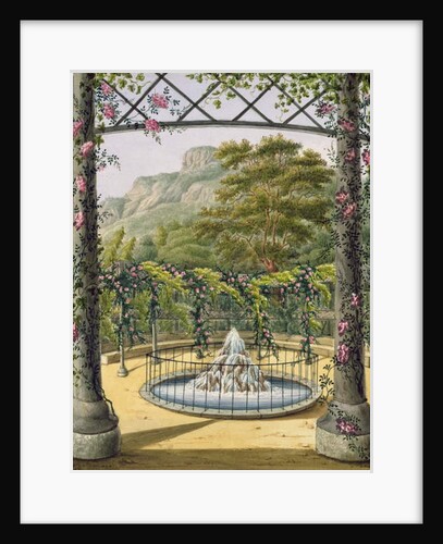 The Trellised Gardens at the Villa Gallo, 1824 by Marianne D'Esterhazy