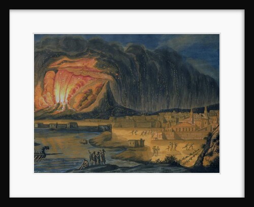 Vesuvius Erupting Near Naples, c.1815 by Italian School