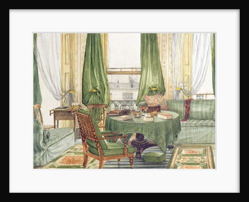 Interior View of a Drawing Room in Brighton, c.1845 by English School
