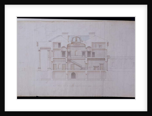 Designs for Lough Crew House, County Meath, Ireland, c.1825 by Charles Robert Cockerell