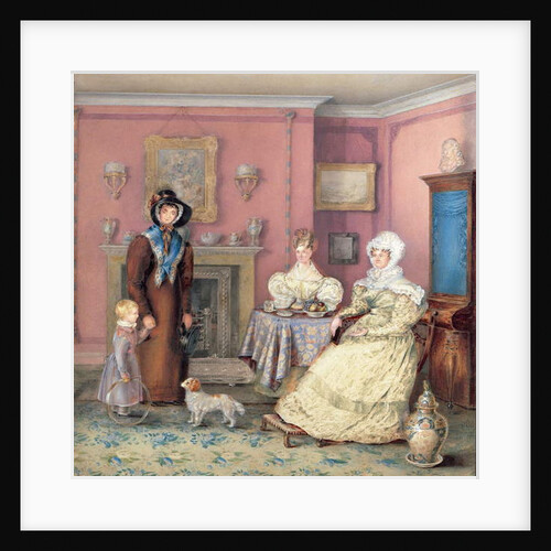 An English William IV Sitting Room in Late Summer, c.1830 by English School