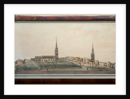 A panoramic view of the town of Coventry by Walker