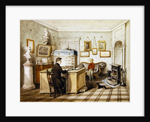 Interior of an office of works, 1852 by Henry Carpenter