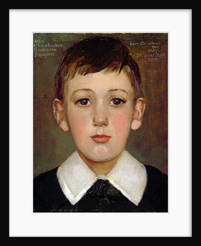 Portrait of a boy by John Fulleylove