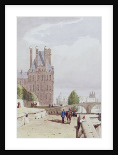 View of the Tuilleries on the Seine by Thomas Shotter Boys