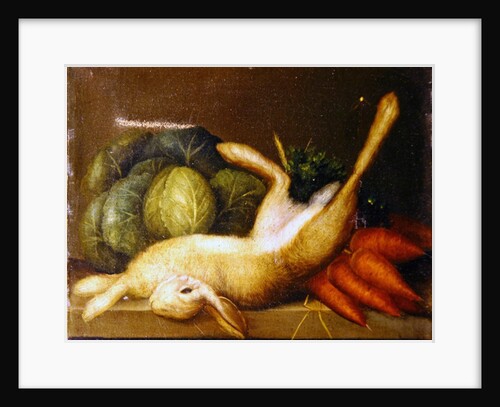 Still life of a hare, c.1840 by English School