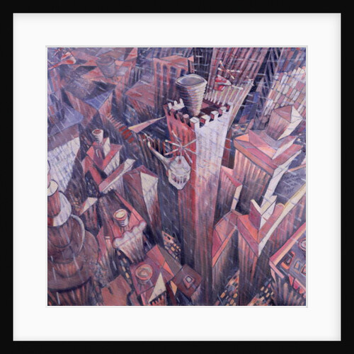 Downtown Manhattan Hailstorm, 1995 by Charlotte Johnson Wahl