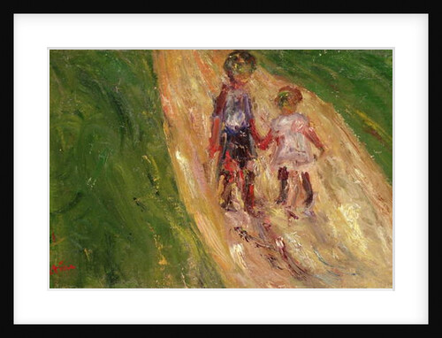 Two Children on a Road by Chaim Soutine