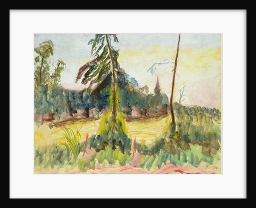 Landscape with Trees and a Small Church by Roderic O'Conor