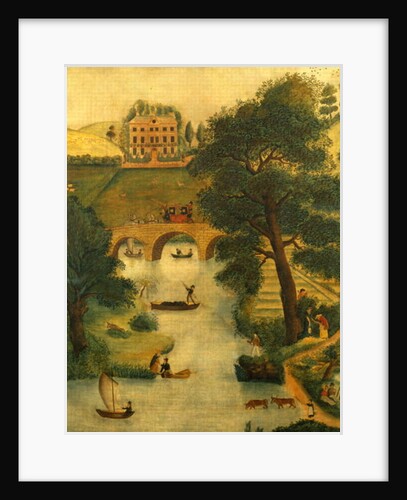 Rural Scene with Coach and Horse, c.1835 by English School