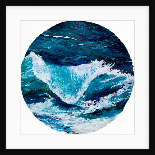 Where the ocean leaps towards the shore, 2023 by Courtenay Kusitor