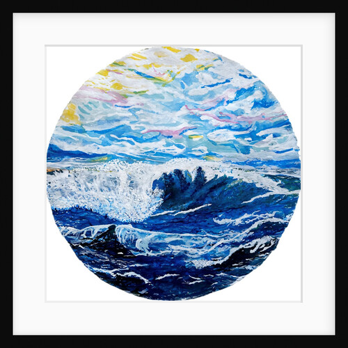 Where the ocean rushes towards the shore, 2023 by Courtenay Kusitor