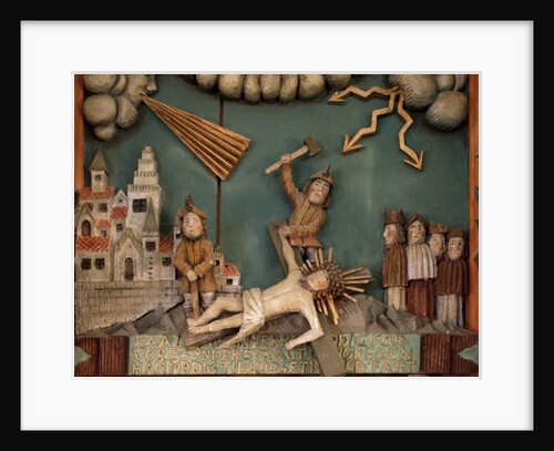 Jesus being nailed to the Cross by Norwegian School