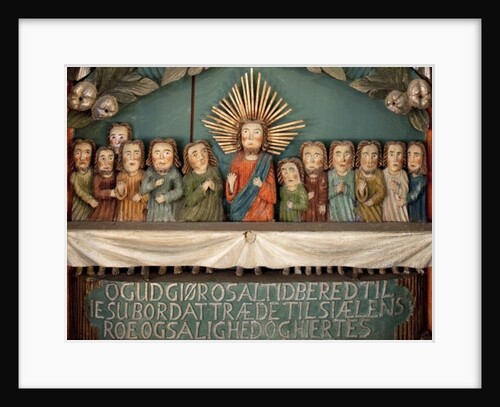 Last Supper, detail of the altarpiece by Norwegian School