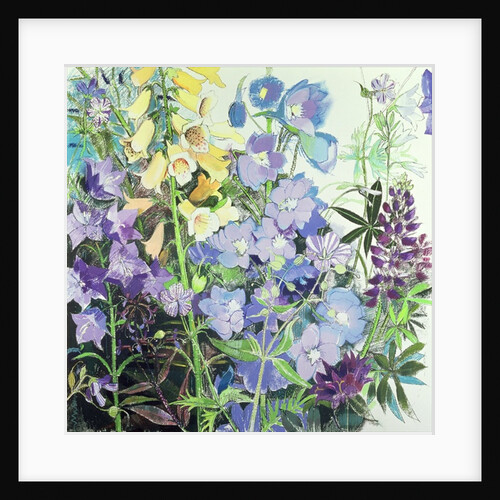 Delphiniums and Foxgloves by Claire Spencer