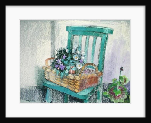 Campanulas and Daisies by Claire Spencer