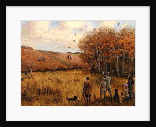 Pheasant Shooting by Christopher William Strange