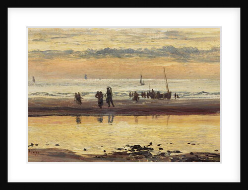 Towards Sunset, Boulogne Sands, 1873 by William Lionel Wyllie
