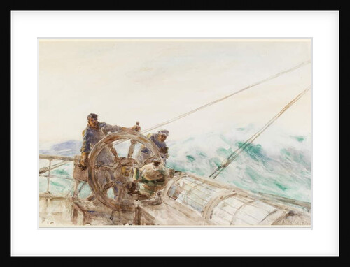 The Following Sea, 1925 by Arthur John Briscoe