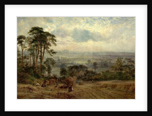 Cornfields, Wollaton Hall, Nottingham, 19th century by Benjamin Shipman