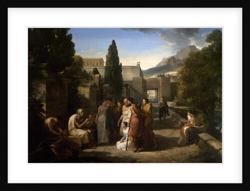 Homer singing his Iliad at the Gate of Athens, 1811 by Guillaume Lethiere