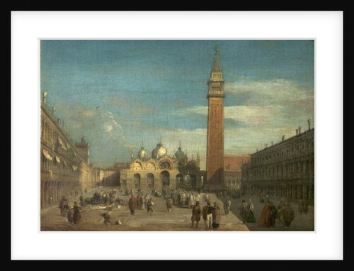 View of the Piazza San Marco, Venice, Italy, 1826 by Richard Parkes Bonington