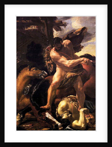 Hercules Vanquishing Diomedes, 1638-42 by Charles Le Brun