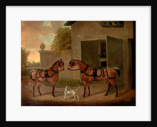 Carriages, Horses and Dogs by Clifton Tomson