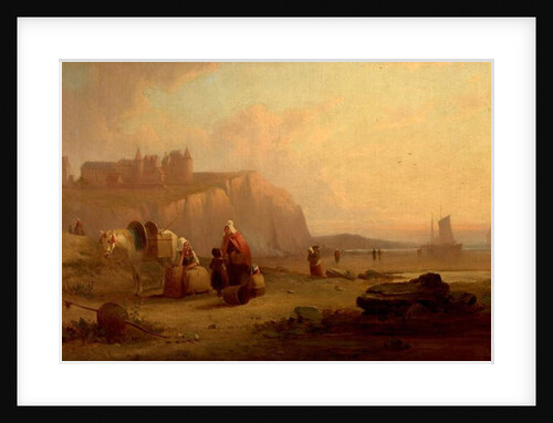 Secene on the Coast of Normandy, France, 1825 by Richard Parkes Bonington