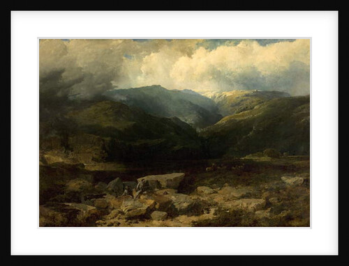 Deer Stalking in the Highlands, a Quiet Shot, 1860 by Edmund John Niemann