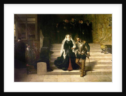 Mary, Queen of Scotts, Being Led to Her Execution, 1871 by Laslett John Pott