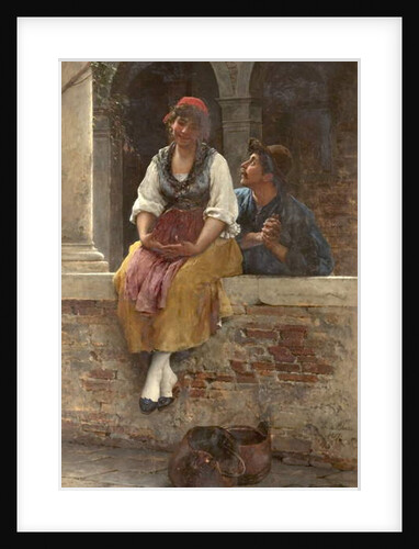 The Offer, 1887 by Eugen von Blaas