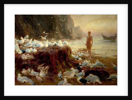 An Old World Wanderer, 1887 by Briton Riviere