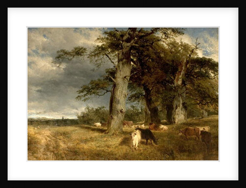 Landscape in the Dukeries, Nottinghamshire, 1850 by Henry Dawson