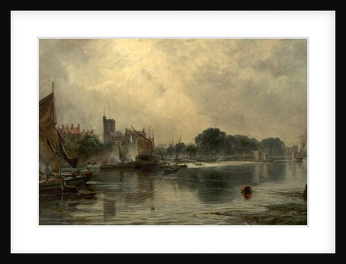 The Thames at Chiswick, London, 1865 by Samuel Bough