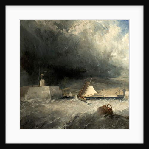 Whitby Harbour, North Yorkshire, 1836 by George Chambers