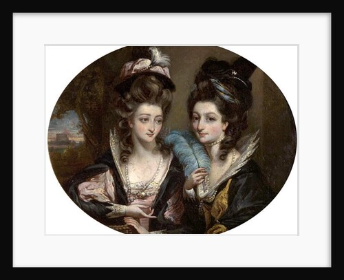 Mrs Gwynne and Mrs Bunbury as the Merry Wives of Windsor, c.1779 by Daniel Gardner