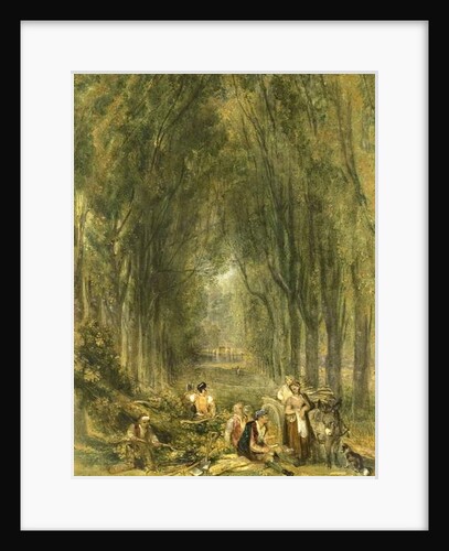 The Lime Walk at Weston, Buckinghamshire by William Harvey