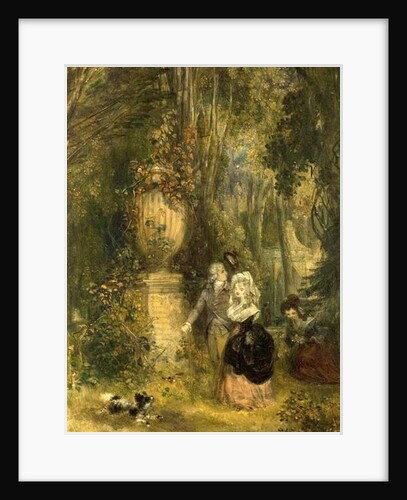 The Wilderness at Weston, Buckinghamshire, with Pope's Monument by William Harvey