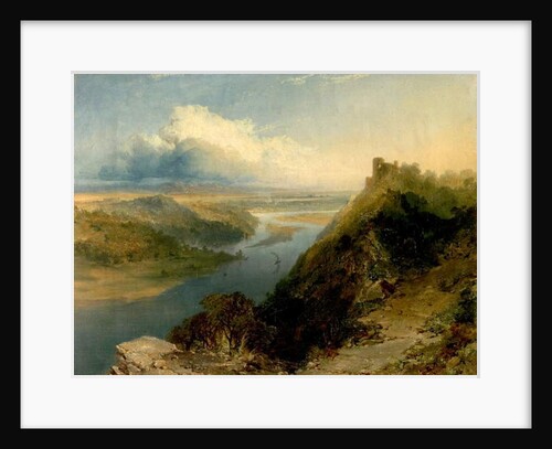 Arundel Castle, West Sussex, and Stream, 1855 by Edmund John Niemann