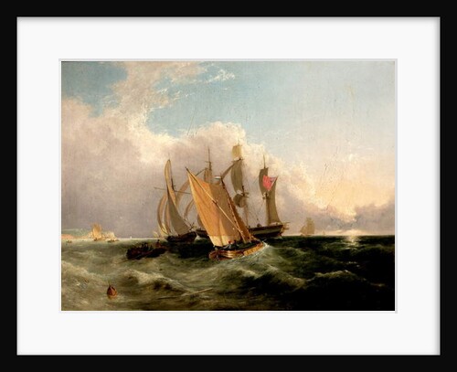 Sea Piece, 1827 by George Vincent