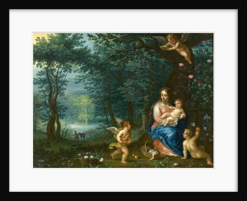 The Rest on the Flight into Egypt, early 1600s by Jan & Balen Hendrik van Brueghel