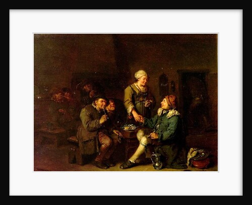 Interior of a Tavern with Smokers by Egbert van the Elder Heemskerck