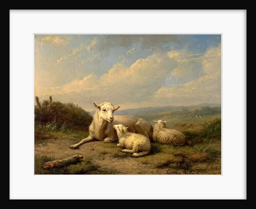 The Twins, 1846 by Eugene Joseph Verboeckhoven